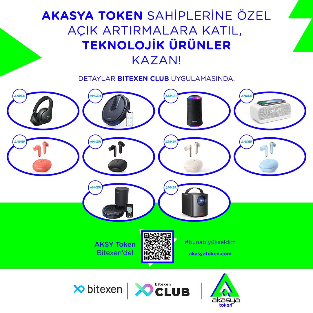 AkasyaToken's tweet photo. Akasya Token sahiplerine özel açık artırmalara katıl, teknolojik ürünler kazan!

Detaylar Bitexen Club uygulamasında…

#Akasya #AkasyaToken #Bitexen #bitexenclub https://t.co/LAjbokB5qH