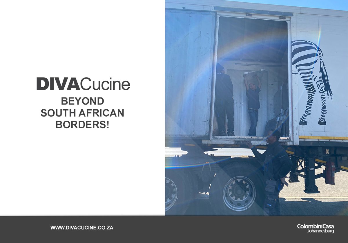 Diva_Cucine's tweet photo. Diva Cucine beyond South African borders! 😁🙌
Botswana being our next international project.
40ft container loaded ... and still packing .... 20ft.
No project is too big or small for the JHB Diva Cucine Team. 💪

#DivaCucine #JHBTeam #BotswanaProjects #ItalianFurniture https://t.co/F8karMJyE1