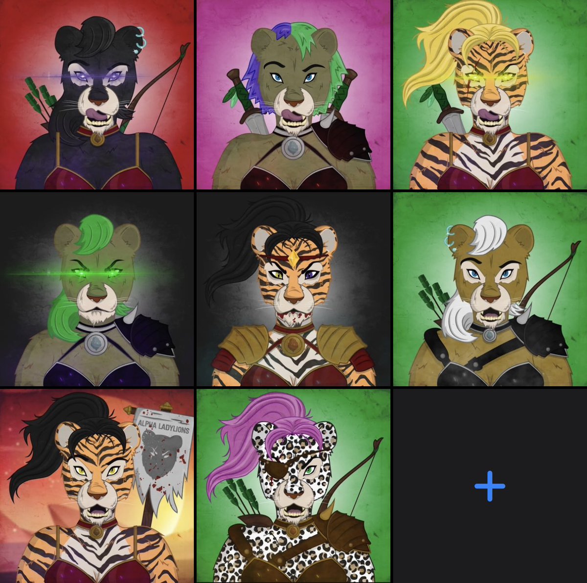 👀Let’s see these lady lions 👀
 
🚨Only 150 left 1 queen left 🚨

🔥Also a few costumes to be found🔥
    
  🤑If you are a lucky enough to mint one open a ticket for your Cro prize 🤑

app.croking.net/mint/alpha-lad…