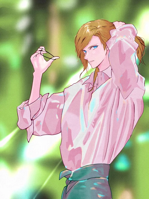訳あって再掲。 ジョジョ6部/アナスイ うたプリ/カミュ #illustration #jojo #うたプリ