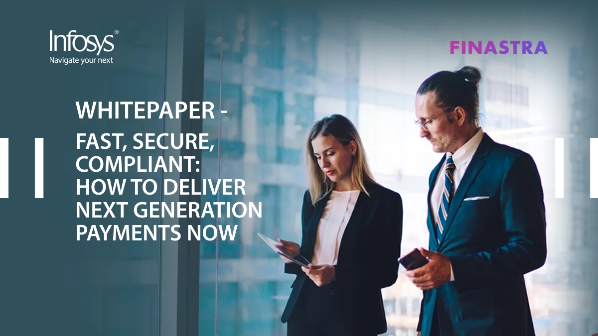 Infosys's tweet photo. Explore ongoing changes and challenges in the #payments industry, including accelerating #digitalbanking, increasing competition, strains on payment platforms, and the need for speed and compliance. Read the whitepaper by Infosys and @FinastraFS: https://t.co/e8Yaq6C2Di #payplus https://t.co/yoAaXjB5f3