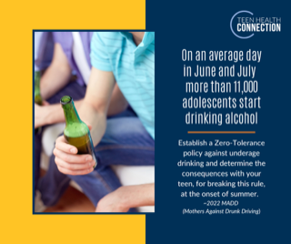 When asked who has the greatest influence on a teen’s decision about underage drinking, teens credit their parents with being most important in their decision-making.  #TeenHealthConnection #teen #charlotteteen #Parenting #ActiveParenting #Parentsofteens #Summersafety