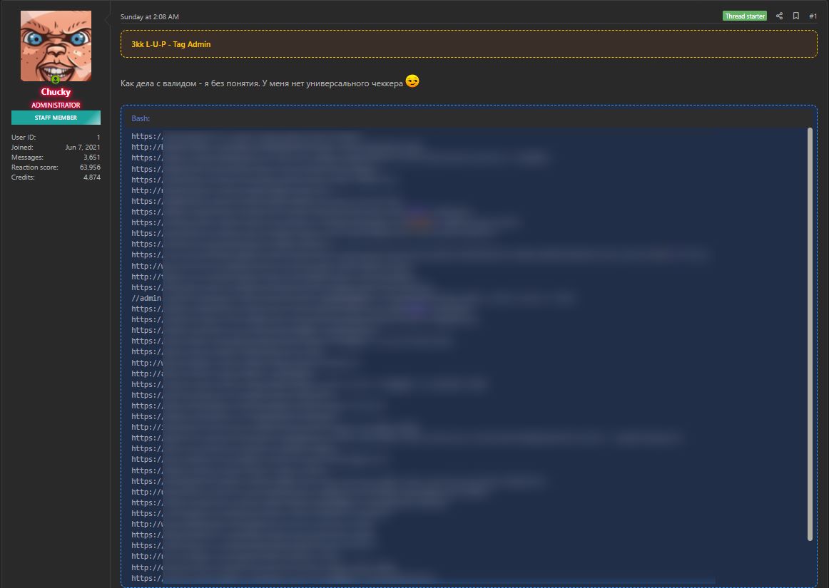 SofiaSZM's tweet image. #Italy🇮🇹: Su un forum underground sono stati pubblicati dati di accesso (username e password non cryptate) appartenenti, secondo quanto riportato, a circa 3 milioni di siti web.

Dalle nostre analisi preliminari abbiamo riscontrato che almeno 32.932 dei siti web coinvolti sono…