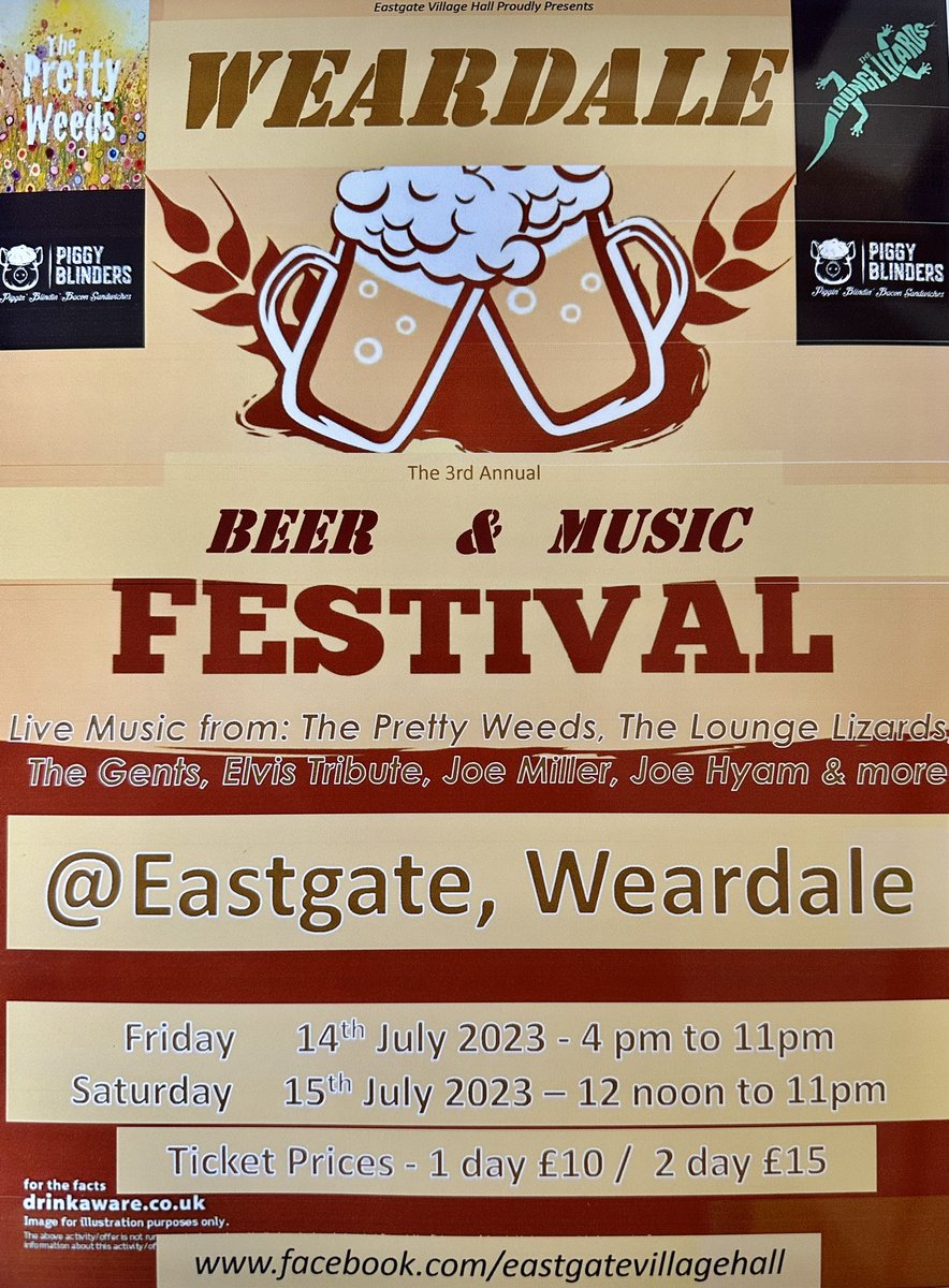 Starts tomorrow…

 #eastgate #weardale #stanhope #Durham #DurhamDales #BeerRockFestival #beerfest
