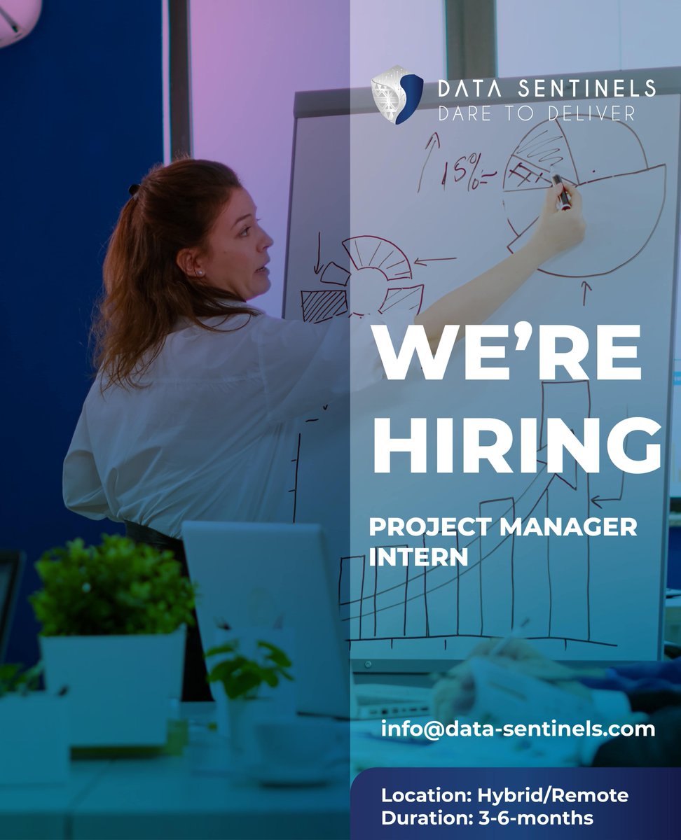 "Distance won’t stop us from building an exceptional team!”

Join Data Sentinels and work remotely, no matter where you are.

Send your applications to info@data-sentinels.com or apply via our website portal at data-Sentinels.com

#HiringNow #DataSentinels #RemoteWork