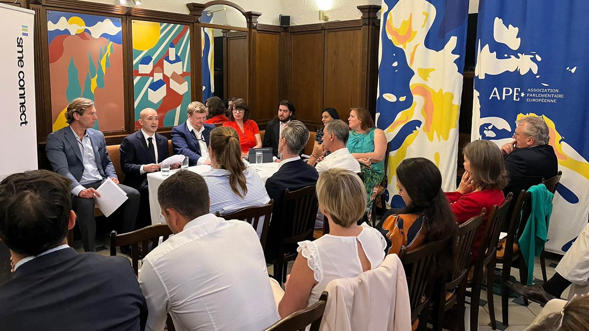 Eurochambres Skills policy advisor, Xavier Mirel, took part at the <a href="/connectsmes/">SME Connect</a> summit on entrepreneurship &amp; #FutureOfWork, underlining the need for increased synergies between education, research &amp; business, &amp; more support for SMEs to up-and-reskilling to drive #twintransition.