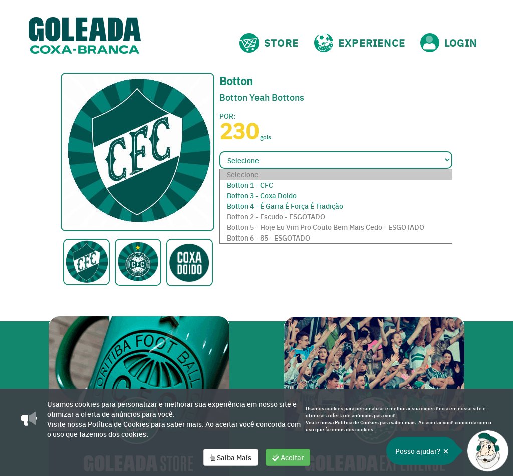 BotCoxaBranca's tweet photo. 🚨 ATENÇÃO 🚨

Ainda possuí esse item no Goleada! 🎉

Item: "Botton"
Valor: 230 Gols
Link: https://t.co/tTlajruUfL

Corra antes que esgote!

SAV.
#coritiba #coxa #coritibafc #coxadoido https://t.co/qddXl4FvqC