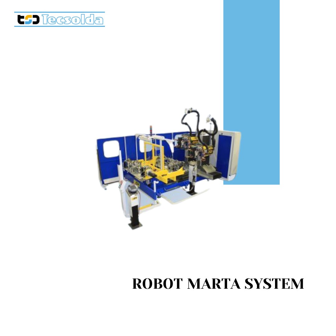 🔍 Las islas de soldadura Robotizadas Marta System se adaptan a una multitud de trabajos diferentes. Son estaciones de soldadura totalmente programables y su tecnología robótica permite soldar con extrema precisión en diferentes campos como la automoción, aeronáutica...