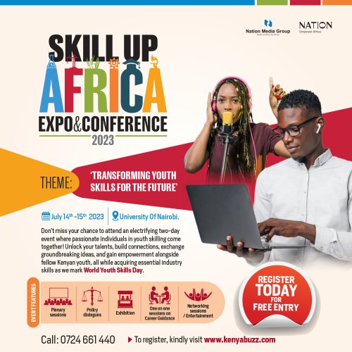 BrianGeorgeKE's tweet photo. Another #GobalModerator role🥳.
Join us at #SkillUpAfrica for the #WorldYouthSkillsDay Tomorrow and Saturday at The University of Nairobi @uonbi, Main Campus in Nairobi.
Grab your FREE tickets at https://t.co/ltWpUkqD4Q and let's ignite the spark of greatness together! https://t.co/J4L1yYmygG