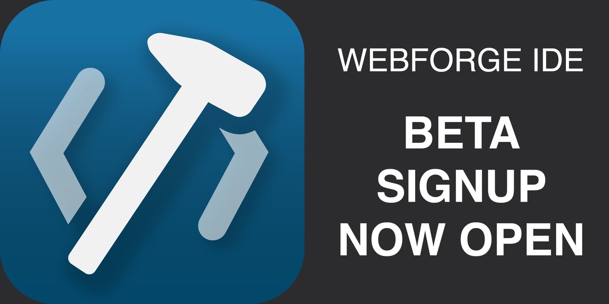 webforgeide's tweet image. Beta signup now open! Follow us, then DM us your email address and we'll send out an invitation to TestFlight. Sign up now, limited spots available!