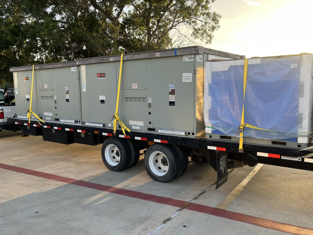 KridlerGene's tweet photo. Good morning from GHS!! Getting some new AC’s on the auxiliary gym today!!
#GrowingGreatness https://t.co/xrxrjVaFRy