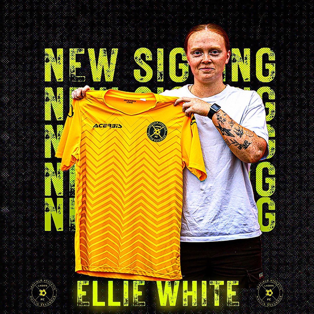 LeafieldAthLFC's tweet image. NEW SIGNING

ELLIE WHITE

Ellie is a midfield maestro with great game IQ being able to read a game brilliantly. 
Ellie is composed on the ball and is a calming influence on the pitch. Ellie will be a great addition to the Leafield squad. 

Welcome Ellie! 🟡⚫️

#LALFC #composed