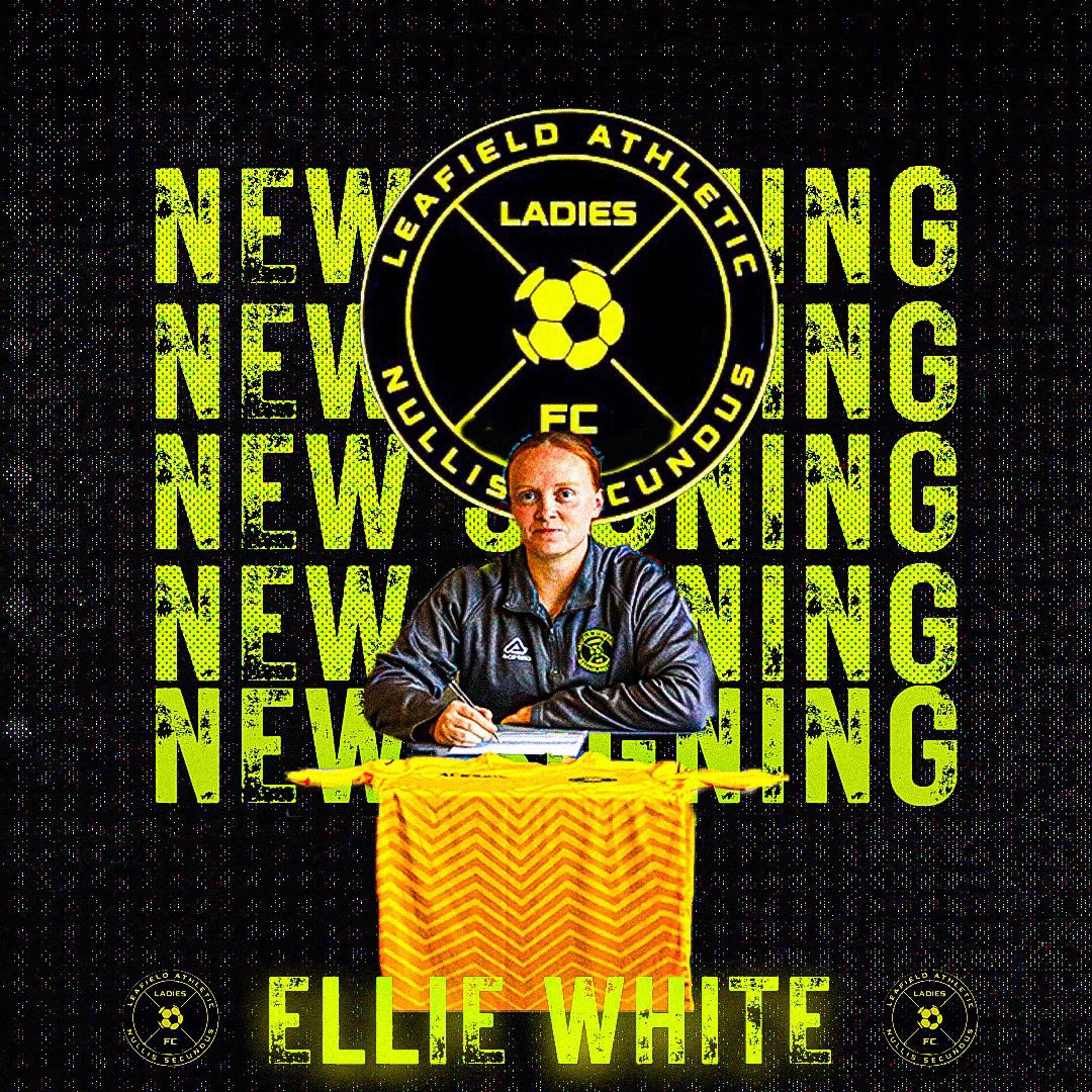 LeafieldAthLFC's tweet image. NEW SIGNING

ELLIE WHITE

Ellie is a midfield maestro with great game IQ being able to read a game brilliantly. 
Ellie is composed on the ball and is a calming influence on the pitch. Ellie will be a great addition to the Leafield squad. 

Welcome Ellie! 🟡⚫️

#LALFC #composed