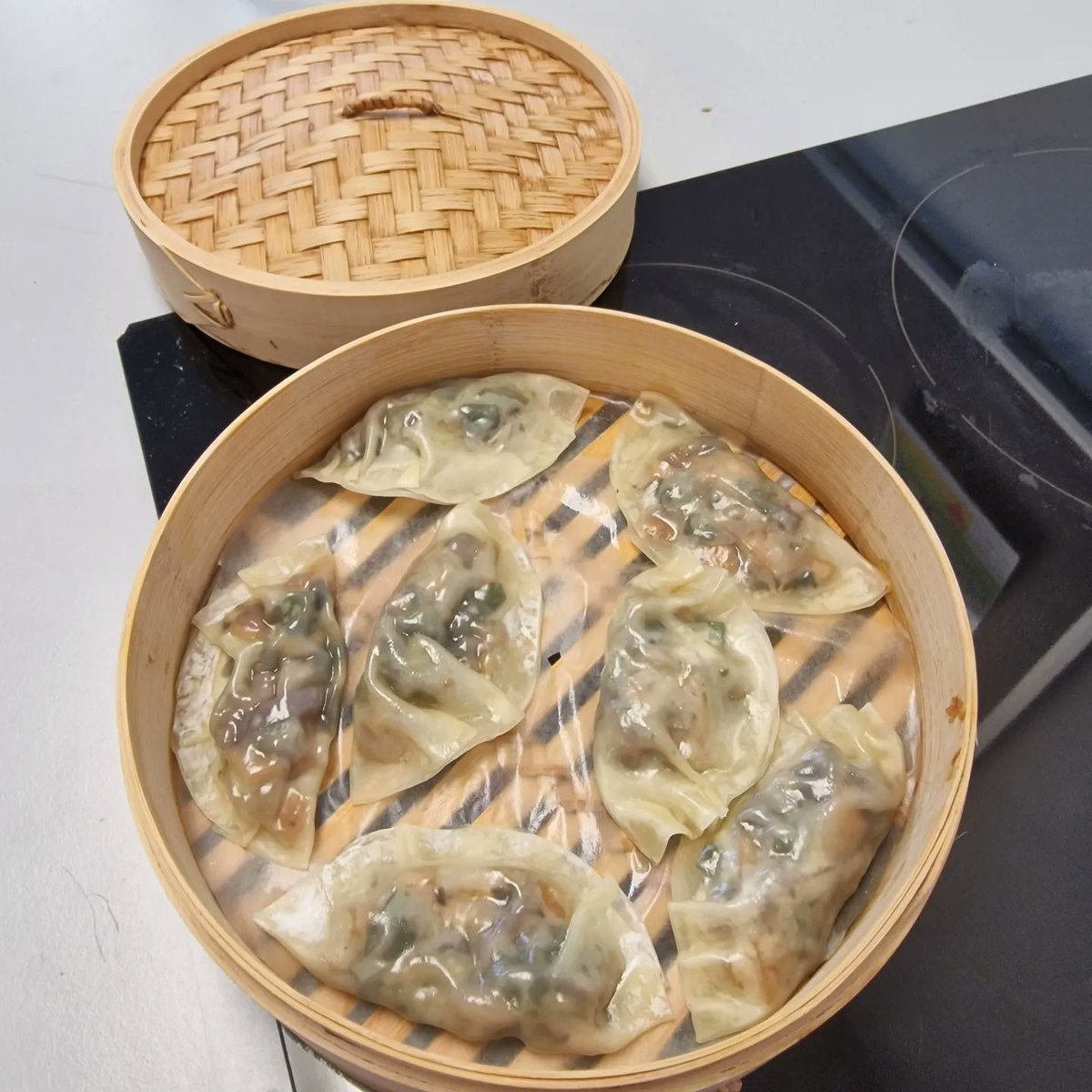 FoodGaa's tweet photo. Year ten today making Momo's (a type of dumpling) with a chilli and soy dipping sauce. Everyone tried it and some were shocked how delicious they were 😊 Great work Y10 @GAAshton_news https://t.co/rXIeALRZHB