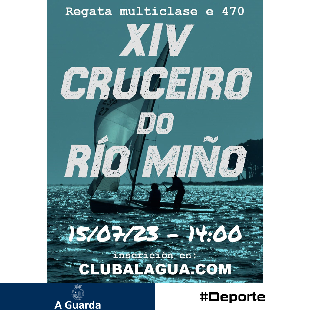 ⛵Este sabado o Club deportivo Alagua organiza a XIV edición da regata Cruceiro do Miño, cun percorrido dende Camposancos a Eiras. 
#AGuarda #deporte #vela