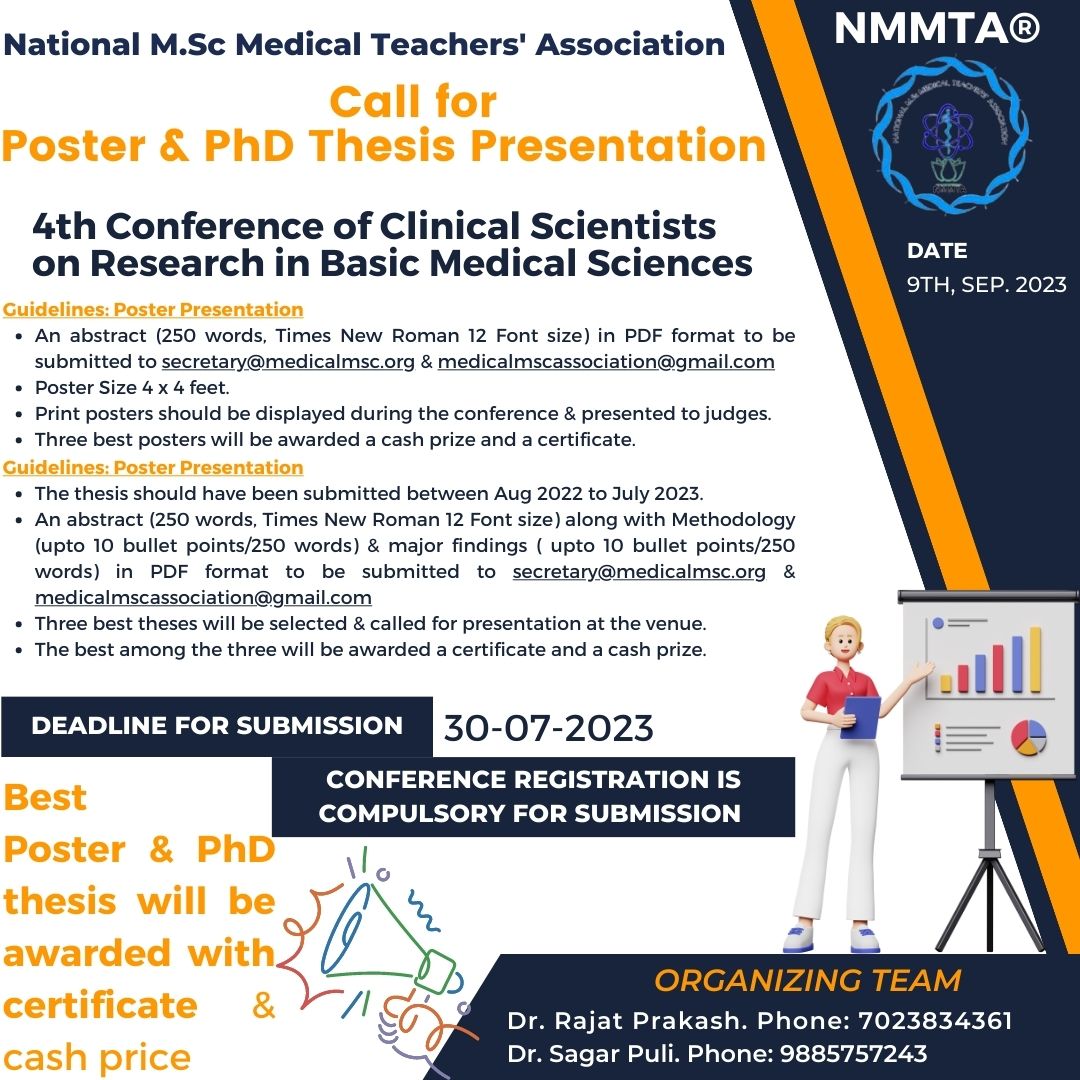 Successfully completed your research recently? Here's an opportunity to present them and win a prize. Join Now!!!

Registration: forms.gle/BqaP8XUUmt9tit…