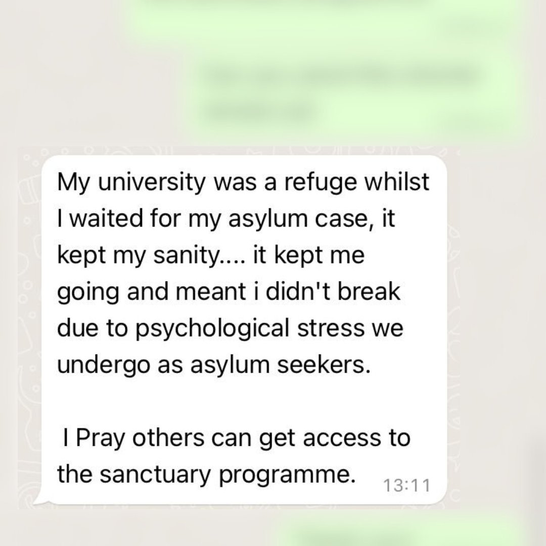 UK universities have a long history of supporting people who have been forced to flee🎓 But the #RefugeeBanBill will put a stop to this. We can't let this happen🛑 TAKE ACTION: If you work or study at a UK uni, add your voice to our joint petition now👇 actionnetwork.org/petitions/univ…