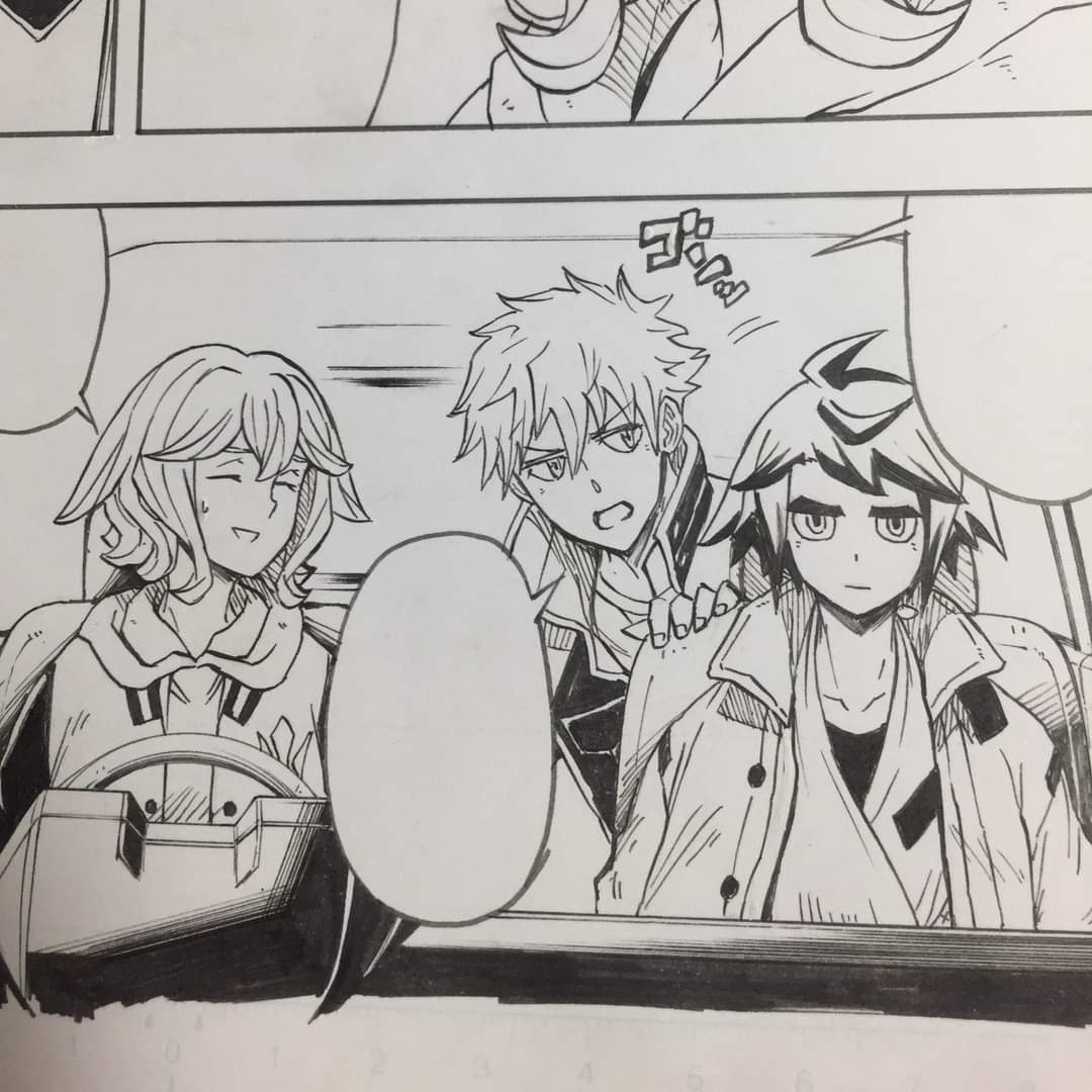 FandomGundam's tweet photo. Mikazuki, Atra, & Hush ~ Gundam Iron-Blooded Orphans Season 2
Is it just me, or does Mikazuki more UNPLEASED than usual in this official manga strip artwork?
#mikazukiaugus #atramixta #hushmiddy #gundamironbloodedorphansseason2 #ironbloodedorphansseason2 #gundam https://t.co/GwcCvIuac7