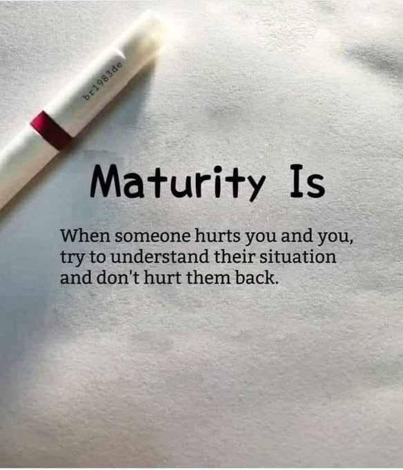 Maturity