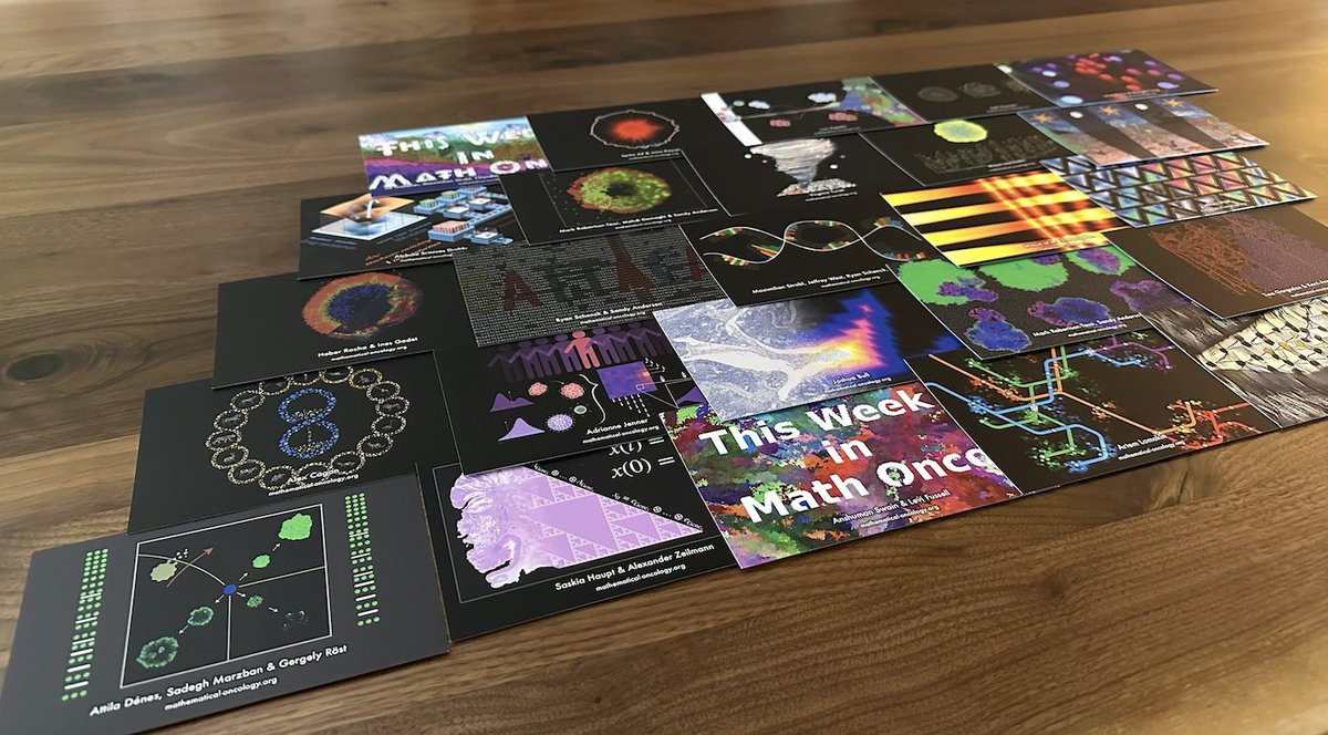 Jeffrey West (@mathoncbro) on Twitter photo First come, first served!
A special thank you to Maximilian Strobl (<a href="/StroblMAR/">Maximilian Strobl</a>) and Ryan Schenck (<a href="/research_junkie/">Ryan O Schenck</a>) for their work to curate and collect cover artwork each week − and thank you to Sandy Anderson (<a href="/ara_anderson/">Sandy Anderson</a>) for generously funding the printing! First come, first served!
A special thank you to Maximilian Strobl (<a href="/StroblMAR/">Maximilian Strobl</a>) and Ryan Schenck (<a href="/research_junkie/">Ryan O Schenck</a>) for their work to curate and collect cover artwork each week − and thank you to Sandy Anderson (<a href="/ara_anderson/">Sandy Anderson</a>) for generously funding the printing!