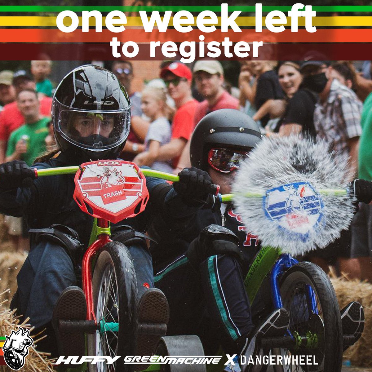 HuffyBicycles's tweet photo. ONLY ONE WEEK LEFT TO REGISTER YOUR RACING TEAM! Check out @DangerWheel for more info! Will we see you there?
🟢 When: July 29th
🟢 Where: Pendleton (Cincinnati, OH)
#LiveTheRide #DangerWheel #Cincinnati #CinciOH #Cinci https://t.co/uwTtfn1F51