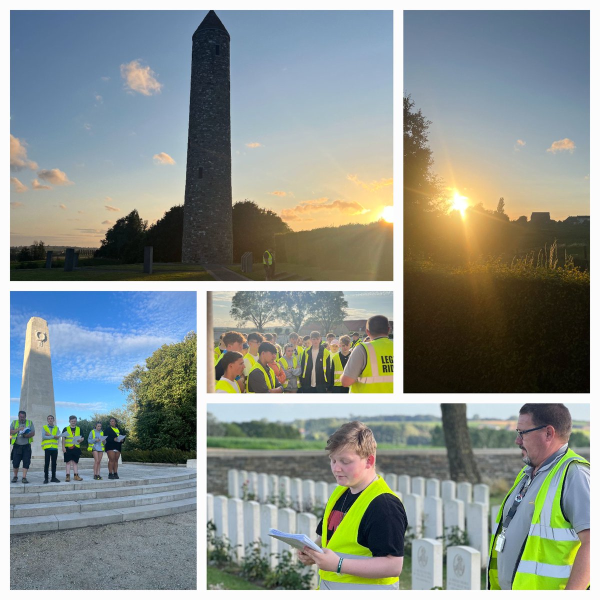 MrCookHHS's tweet photo. A great first evening exploring Messines. @HaslingdenHigh #AdaptableTravel #Back2Battlefields https://t.co/XOWwuzM2f1