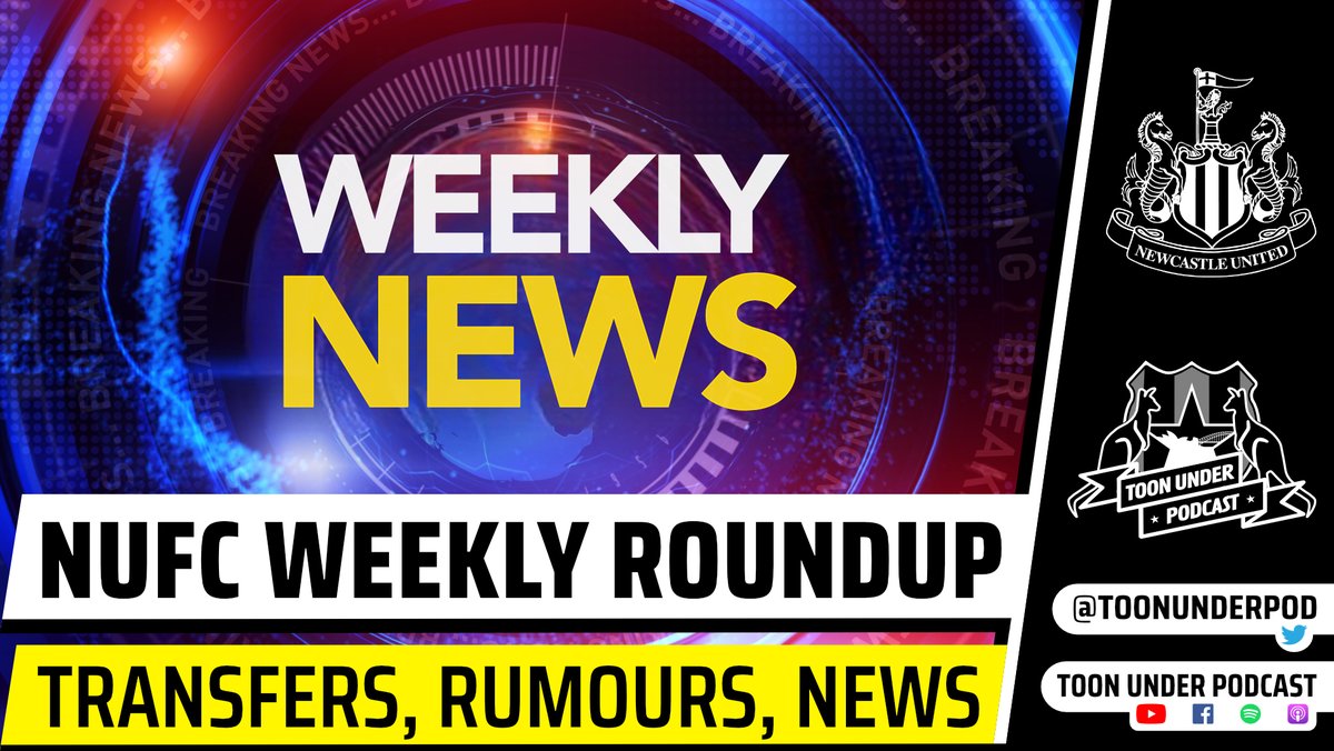 Keegan, Craig & Lee discuss the lastest news at #NUFC this week as they cover the following hotly contested topics -  

⚫️#Barnes edges closer to signing 
⚪️#ASM, stay or go? 
⚫️FFP doing the rounds again
⚪️Leazes End getting a makeover  

youtu.be/5Tyx51pWvUg