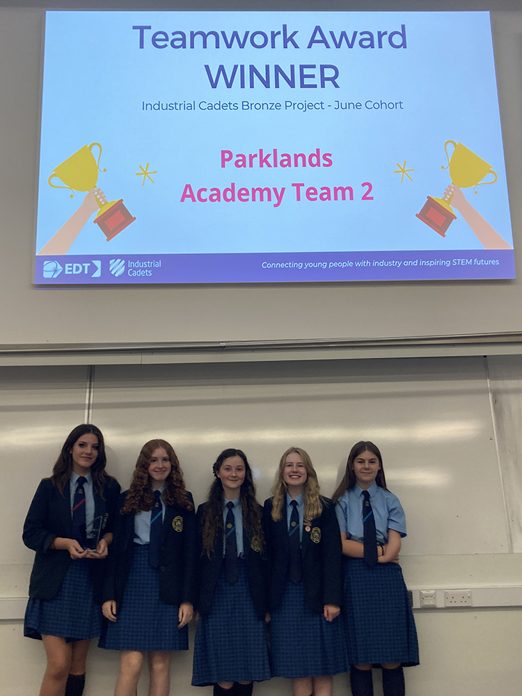 Our #STEM team had a great day at the <a href="/IndustrialCadet/">Industrial Cadets</a> Regional Celebration Event at the University of Liverpool last week. The day was topped off by one of the two teams from our partner school, Parklands High School, winning the Teamwork Award. Congratulations to all involved!
