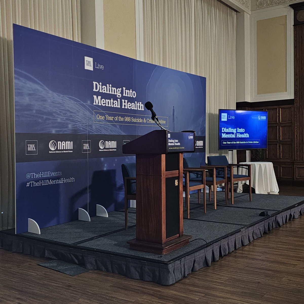 NAMICommunicate's tweet photo. Getting ready...
Register for the livestream: https://t.co/pSV3CS9xrG #TheHillMentalHealth #ReimagineCrisis https://t.co/dHhPLIize5