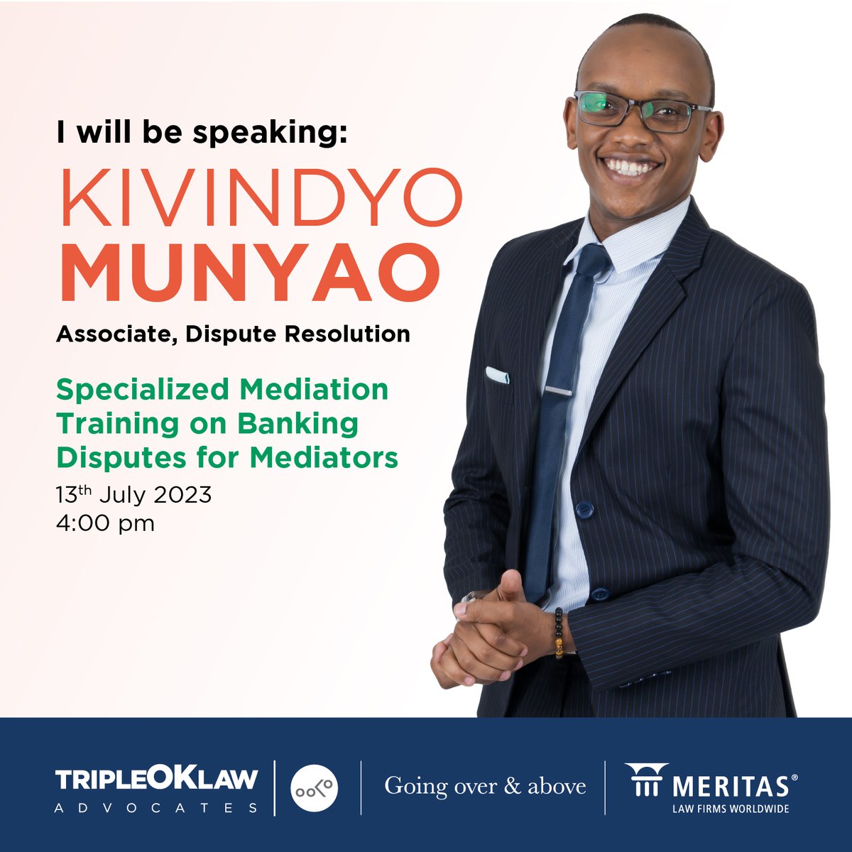 #Happeningtoday Dispute Resolution Associate, @KivindyMunyao, takes the stage to share his expertise on Understanding the Nature and Types of Banking Disputes.

#BankingDisputes #MediationTraining #LeadingTheWay