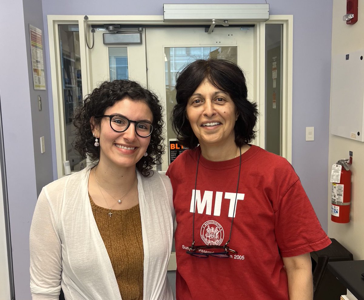 So wonderful to catch up with Therese ⁦⁦<a href="/ThereseMarieC/">Therese Cordero Dumit (she/her)</a>⁩ , a #MSRPBio 2019 alum who is starting her 4th year in immunology ⁦<a href="/YaleMed/">Yale School of Medicine</a>⁩. She was ⁦<a href="/kochinstitute/">Koch Institute at MIT</a>⁩ to learn a new lab technique ⁦<a href="/stefanispranger/">Stefani Spranger</a>⁩ ! Hope to see you back @mit for your postdoc!