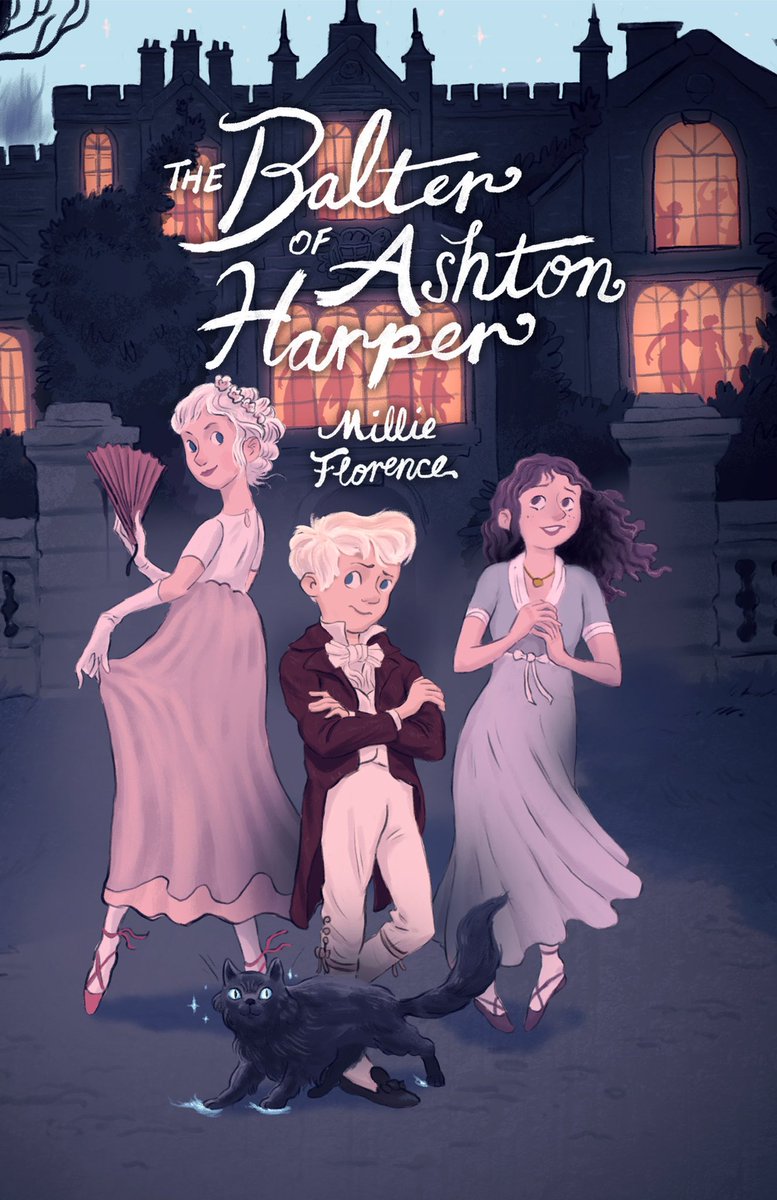 We revealed the cover of THE BALTER OF ASHTON HARPER this week! This middle grade historical fantasy is a delight! Coming in October from <a href="/bandersnatchbk/">Bandersnatch Books</a>, written by Millie Florence, cover art by <a href="/willkellydraws/">Will Kelly</a>.