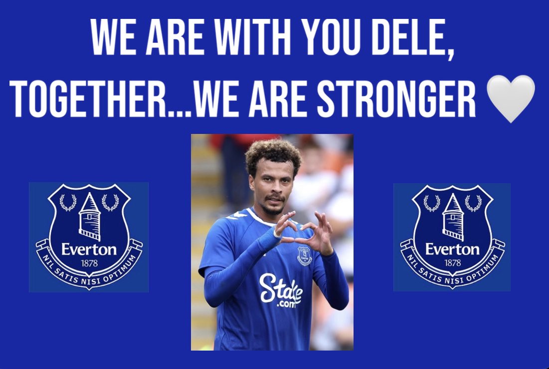 We have ordered this banner that should be here by Tuesday. We’re all with you <a href="/dele_official/">Dele</a> 💙
