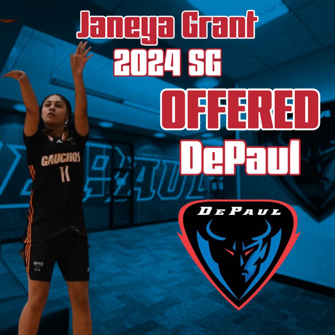 Congratulations <a href="/janeyaXgrant/">Janeya Grant</a> ‼️‼️

<a href="/DePaulWBBHoops/">DePaul Women's Basketball</a> 🔴🔵

<a href="/Will_Ramp/">William Rampersant</a> <a href="/CoachDevHill1/">CoachDevHill</a> <a href="/3SSBGCircuit/">3Stripes Select Basketball Girls Circuit</a> <a href="/KPannell71/">“KP”</a>