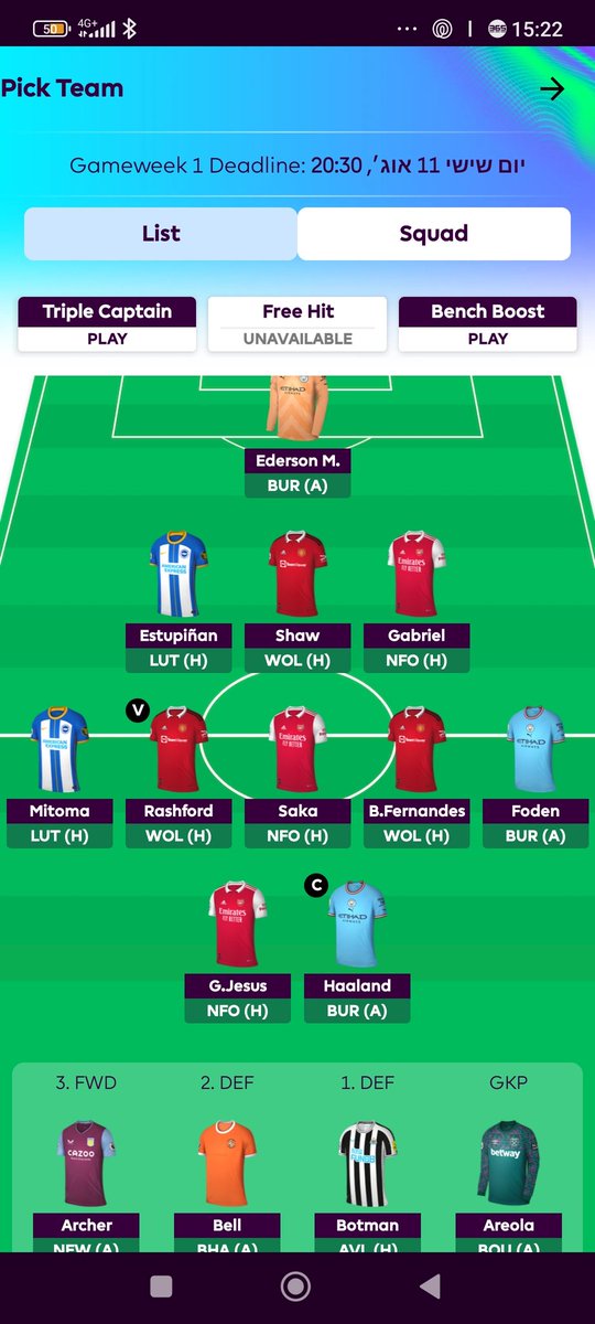 Yoavgabbay2's tweet photo. @LetsTalk_FPL https://t.co/3r6QZmU1gK