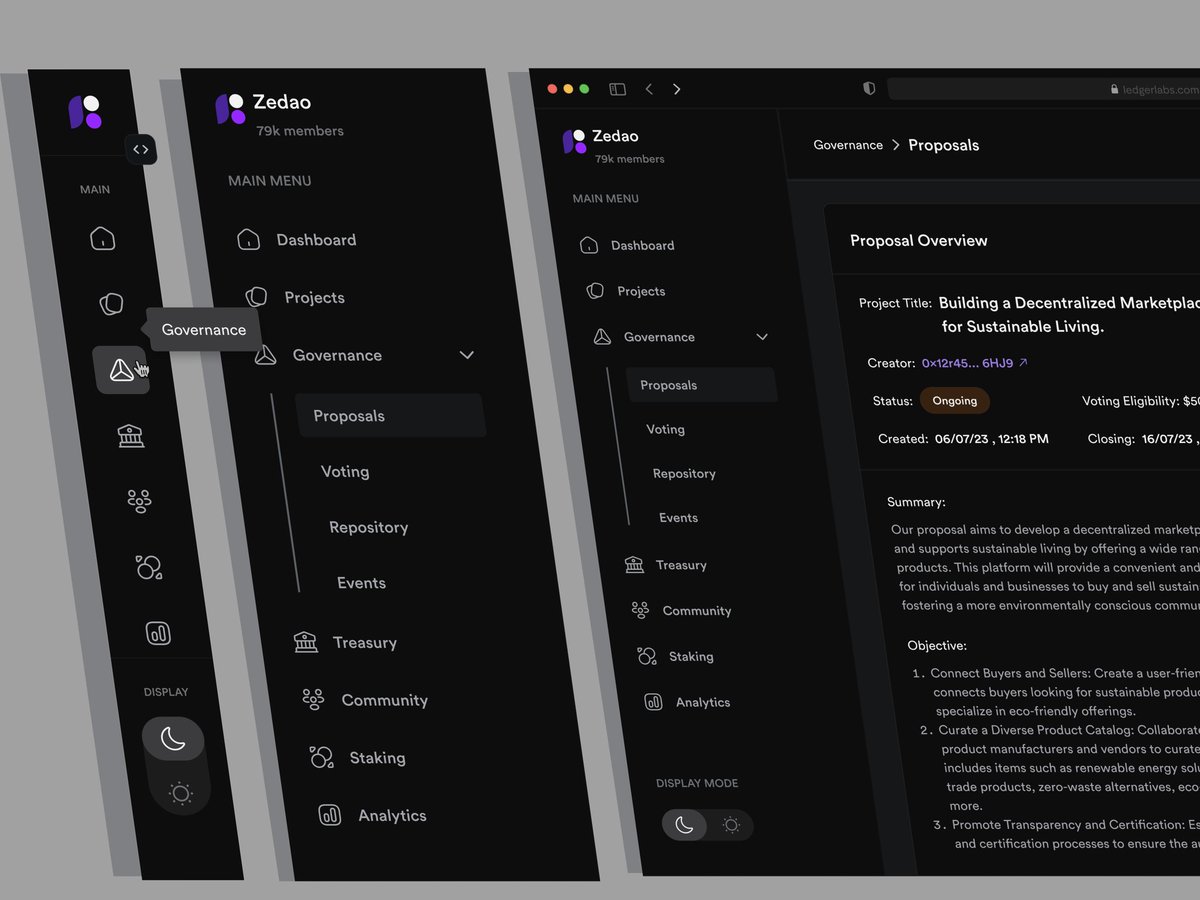 just_i_m_a's tweet image. DAOs are one of my favorite aspects of Web3. Organizations would be much better decentralized.
A snippet of a Proposal section for a DAO I worked on.
#Web3 #DAOs #Web3designer #Productdesigner