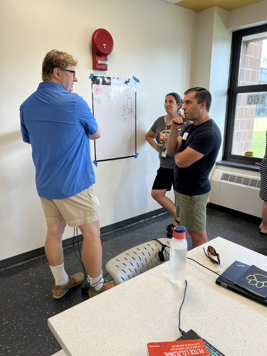 HollySidebottom's tweet photo. What better way to kick off the Building Thinking Classrooms workshop than with a thinking task?! @pgliljedahl @HFLCSD https://t.co/ekJTQA4nX9