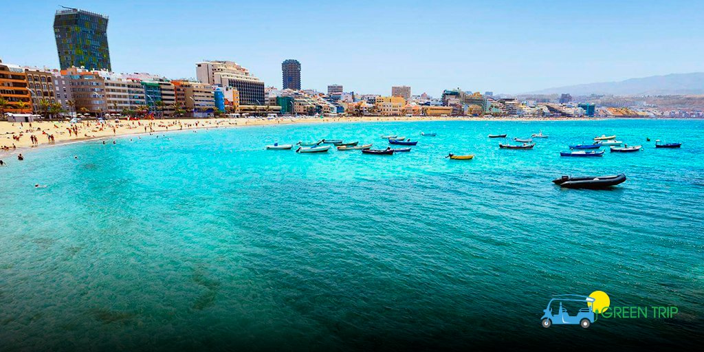 ¿Sabías que la ciudad de Las Palmas de Gran Canaria es el hogar de la famosa playa de Las Canteras? ¡Descubre todas las curiosidades de esta playa con Green Trip! Nuestros guías te llevarán en un emocionante viaje en tuk tuk eléctrico mientras te cuentan todo sobre esta ciudad.