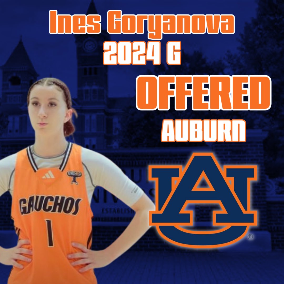 Congratulations <a href="/inesgoryanova/">Nez❤️‍🔥</a> 👏

<a href="/AuburnWBB/">Auburn Women's Basketball</a> 🟠🔵

<a href="/CoachDevHill1/">CoachDevHill</a> <a href="/Will_Ramp/">William Rampersant</a> <a href="/3SSBGCircuit/">3Stripes Select Basketball Girls Circuit</a> <a href="/KPannell71/">“KP”</a>