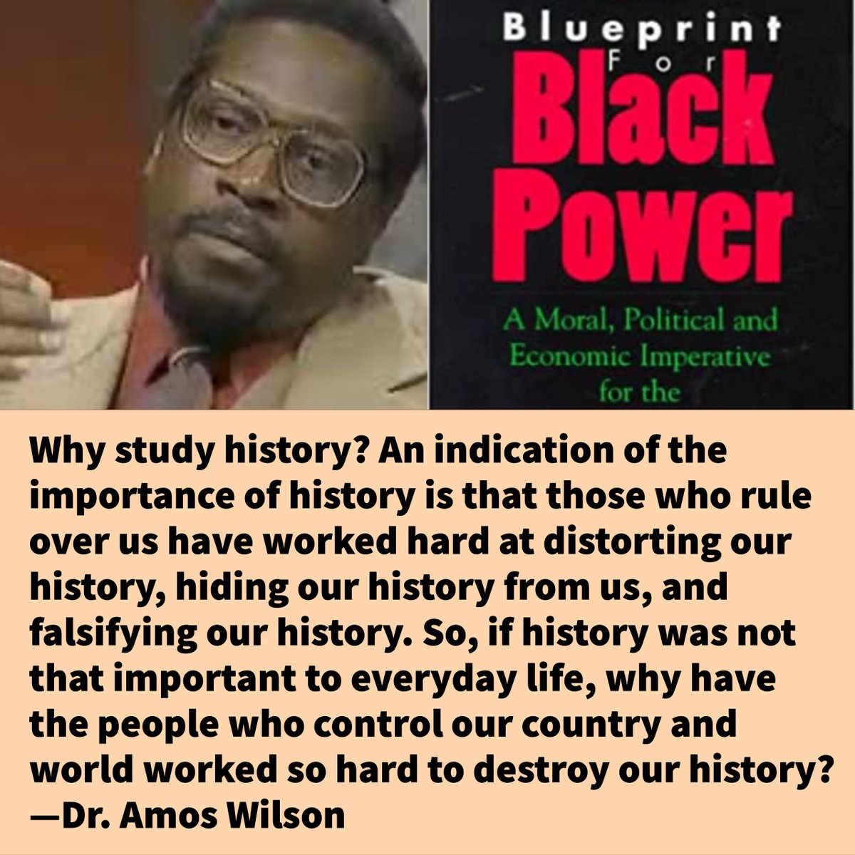 arutisuse's tweet image. Dr. #AmosWilson offers a great vision forward for us as #Blackpeople. It appears the dominant society thought so too, since he died in 1995 at age 53 under mysterious circumstances. Dr. Wilson said, "If we change our conscious mind, we will change our circumstances!"
#ChangedMind