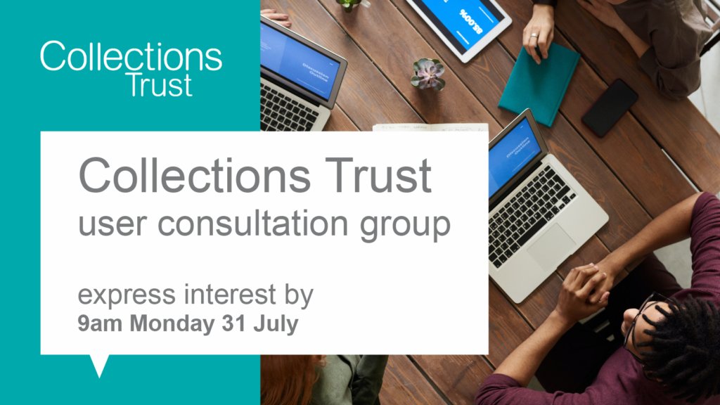 Are you a regular user of the @CollectionTrust website and have thoughts on what might be improved? Collections Trust are trialling a new consultation group and looking for people to share feedback. Find out more and sign up on their website buff.ly/46rx7Dg #MuseumTwitter