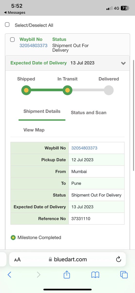 Rohitwavhal1's tweet photo. @BlueDartCares @AxisBankSupport 
Bluedart employees don’t deliver courier on time. at the end of day they give reason that address not found or customer not responding the call. This issue we faced many times. Axis bank must look into this. https://t.co/wJ52JuxLfj