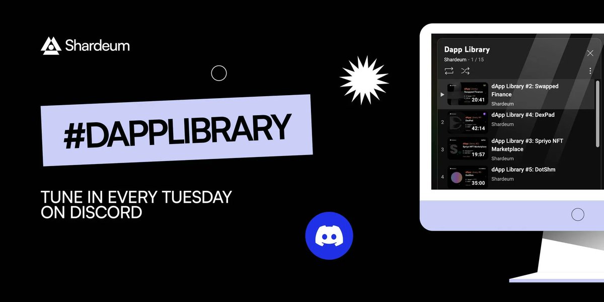 shardeum's tweet image. 9 months of #DappLibrary 🚀

Learn about Shardeum ecosystem projects, their testnet milestones, upcoming features, the roadmap to mainnet.

Tune in Live ➡️ discord.gg/shardeum

Watch recap of all episodes ➡️ shm.gg/dapp-library-p…