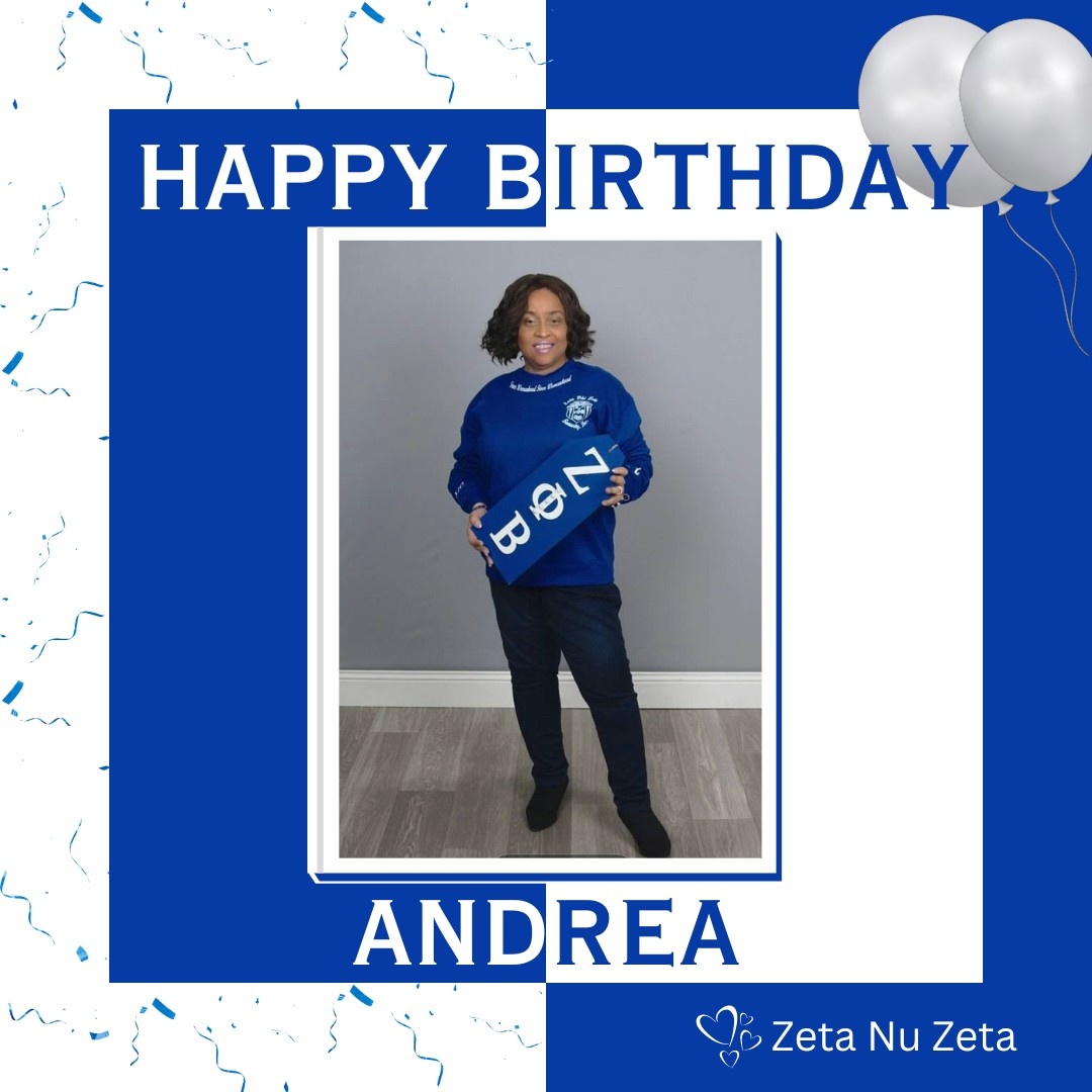 InksterZetas's tweet photo. Happy Birthday Andrea!! Enjoy your special day!! 

#ItsYourBirthday #Celebrate #TheInksterZetas #ZNZ #ZPhiB https://t.co/Mm1kA7IGYZ