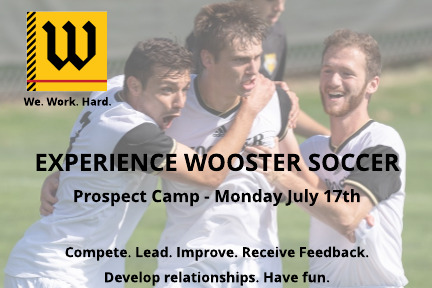 Happy Summer!  There's still time to register for Monday's camp!  We'd love to get to know you more and work with you.  #GoScots #WeGoTogether woostermenssoccercamp.com/index.cfm