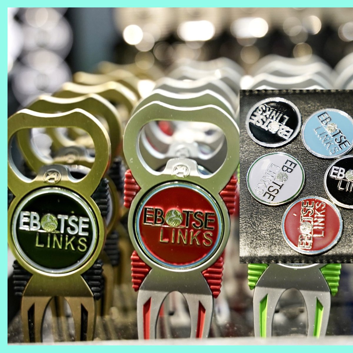 GVeenstraGolf's tweet photo. Something new &amp; A warm welcome to the new @AheadGolfSA display packed with a variety 😎 #EbotseLinks accessories 👌🏼

💥 Functional Divot Tools 
💥 Ball Markers 
💥 Leather Money Clips 
💥 Leather Card Holders 

#GrantVeenstraGolf / #GolfShop / #aheadgolf / #GolfSouthAfrica https://t.co/z1bbXqNWW9
