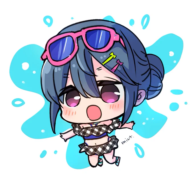 水着しまりんーーー!!!!!!  #つなキャン