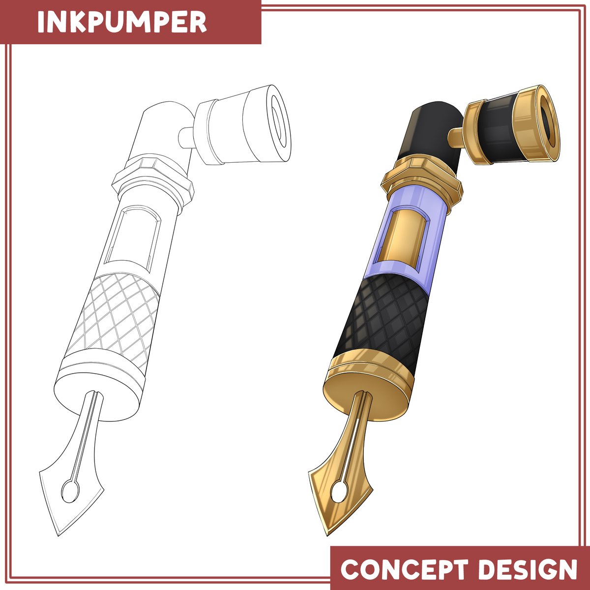 tattooversee's tweet photo. 🔫 Master's Arsenal proudly presents, the design details of Inkpumper, a simple tool you can use if you like a more pen-like feel and look. We hope you enjoy them!

@sidequestvr
@metaquest

#VR #MOTT #ROGstudios #masterofthetattooverse #metaquest #oculus #quest #sidequest #applab https://t.co/x8gO8M9SJO