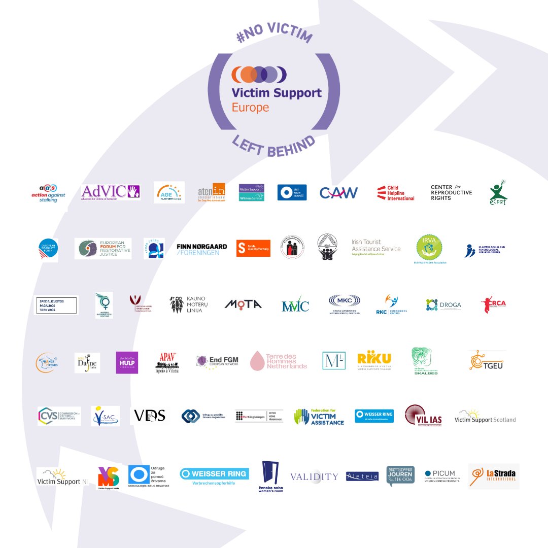 📢 Exciting News! 🎉

We are thrilled to welcome the publication of the European Commission's revision of the Victims' Rights Directive! 🌍💙 

Read VSE's joint statement - victim-support.eu/news/welcoming…

#VictimSupportEU #Victimsupport #EUvictimsrights #ShapingVictimSupportTogether