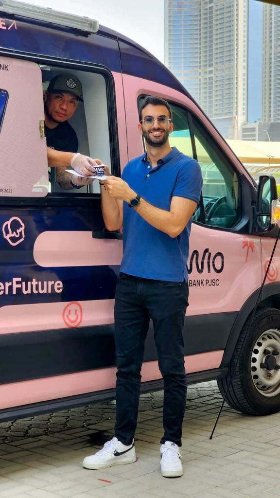 WioBank's tweet photo. Our Wio Van is spreading joy all over the country! Follow this space to remain updated with its location📍🍦 

#sweeterfuture #giveaway #poweredbywio #wiobank #wio #abudhabi #dubai #fintech #digitalbank #businessbay https://t.co/60jkoGk6JQ